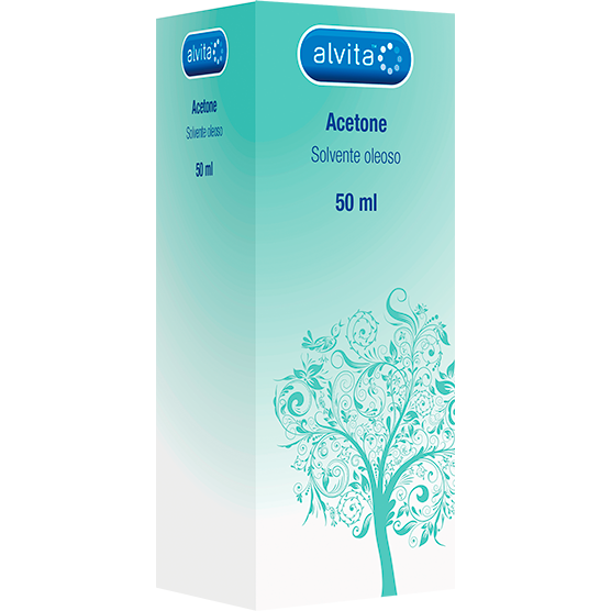 Acetone oleoso solvente