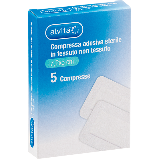 Rays Biodress Medicazione Adesiva Sterile 10x10 Cm - 50 Pezzi, Cerotti Post Operatorii In TNT, Ipoallergenici, Traspiranti E Radiotrasparenti